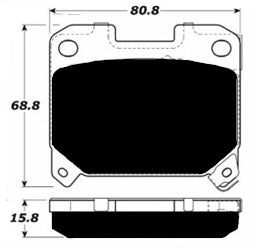 Load image into Gallery viewer, Porterfield Brake Pads for 1993 TOYOTA SUPRA Turbo