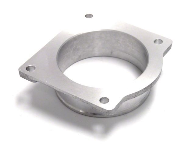Load image into Gallery viewer, Silver aluminum HKS intake adapter flange for 89-94 S13 Nissan 240SX KA24DE. Used, good condition.