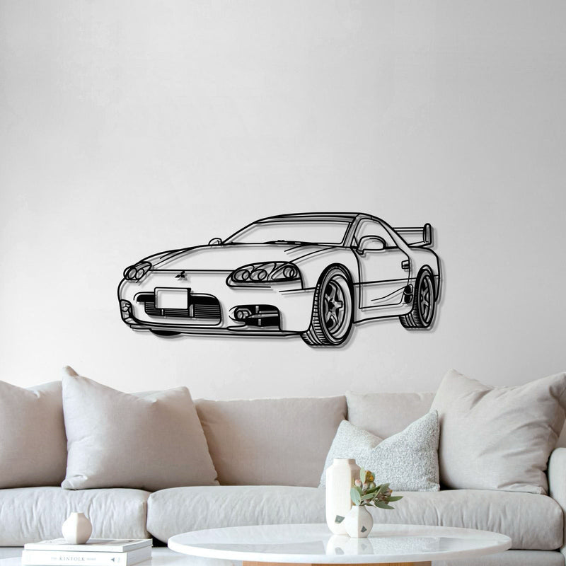 Load image into Gallery viewer, 1999 3000GT Perspective Metal Car Wall Art - MT0455