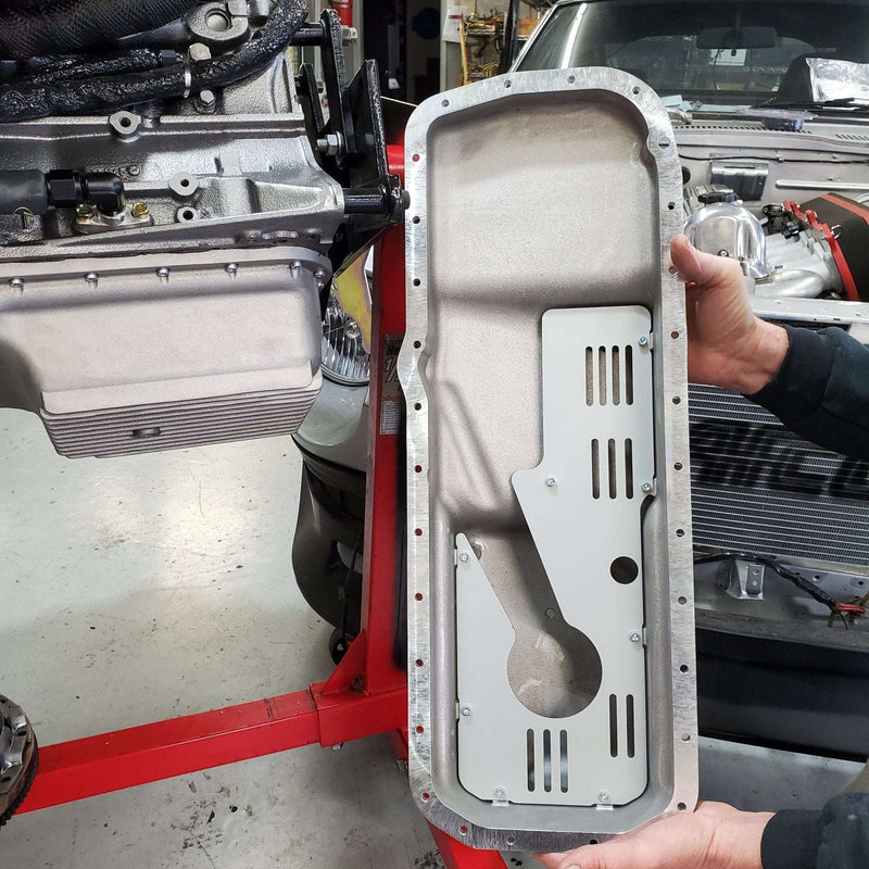 Load image into Gallery viewer, RB20/25/26 JHK cast rear sump conversion oil pan (REAR SUMP)
