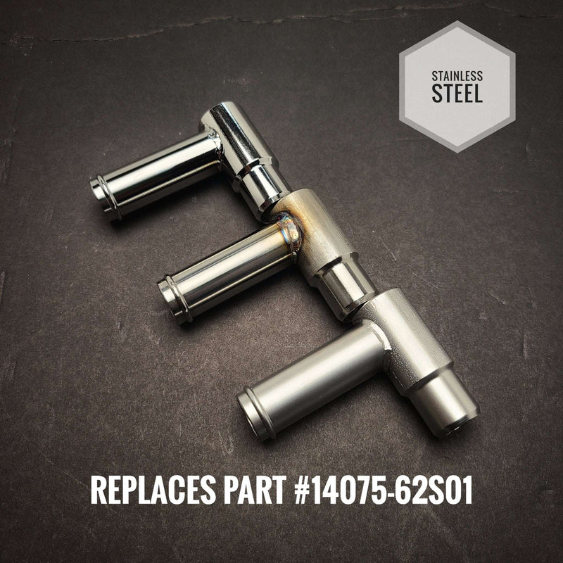 Load image into Gallery viewer, U.P.G. RB26 bypass hose connector OEM 14075-62S01 replacement