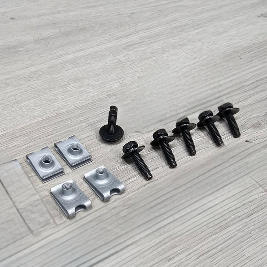 R34 Skyline GTT Engine Lower Undercover Shield Hardware Set - NizmoPartsPlug