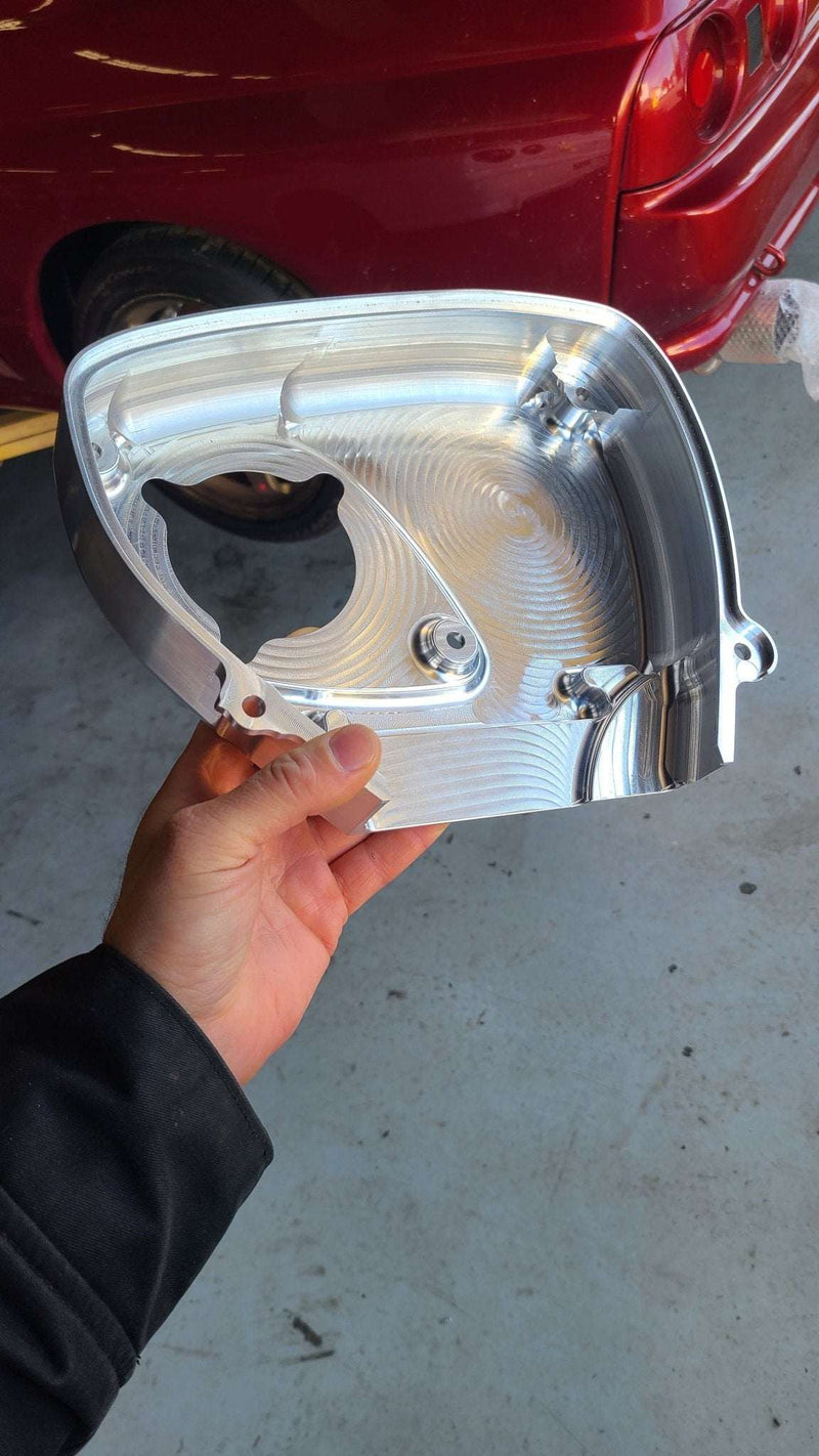 Load image into Gallery viewer, U.P.G. Lightweight billet RB26 front cover (multiple options available)
