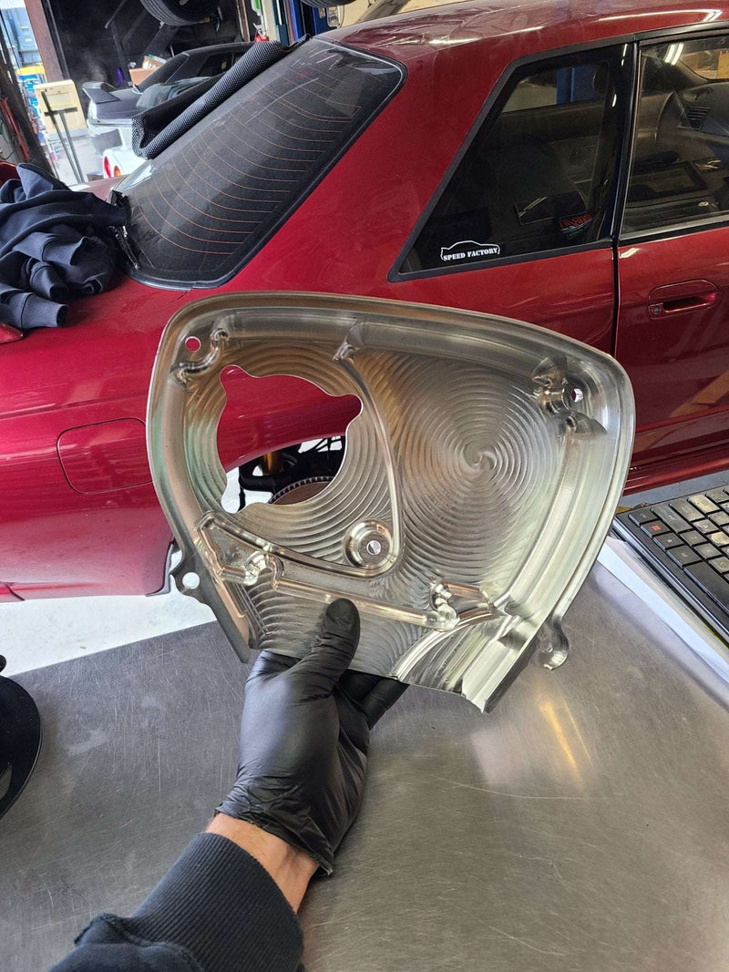 Load image into Gallery viewer, U.P.G. Lightweight billet RB26 front cover (multiple options available)