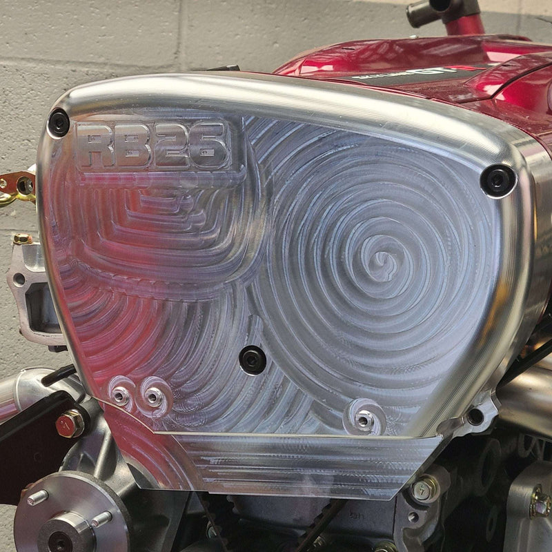 Load image into Gallery viewer, U.P.G. Lightweight billet RB26 front cover (multiple options available)