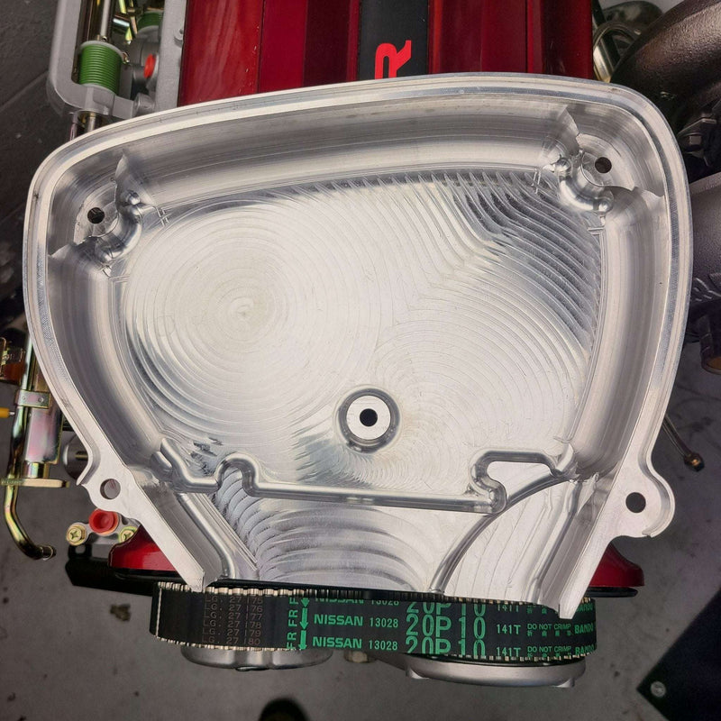 Load image into Gallery viewer, U.P.G. Lightweight billet RB26 front cover (multiple options available)