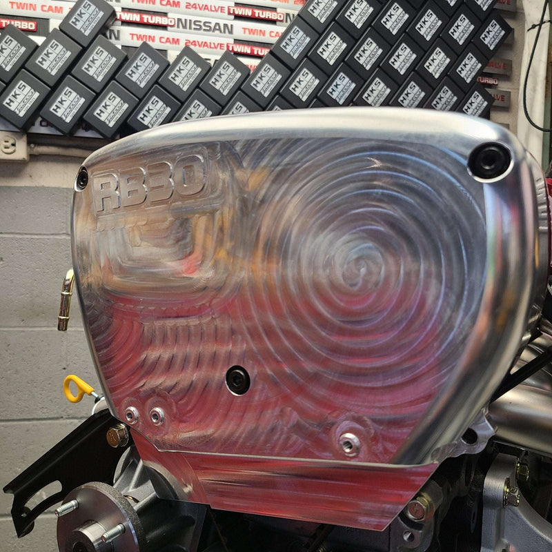 Load image into Gallery viewer, U.P.G. Lightweight billet RB26 front cover (multiple options available)