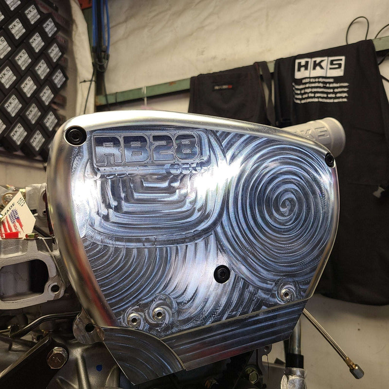 Load image into Gallery viewer, U.P.G. Lightweight billet RB26 front cover (multiple options available)