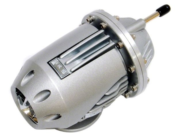 Load image into Gallery viewer, Silver HKS Super Sequential Blow Off Valve (SSQV) universal fitment. Compact, metallic finish, excellent condition.