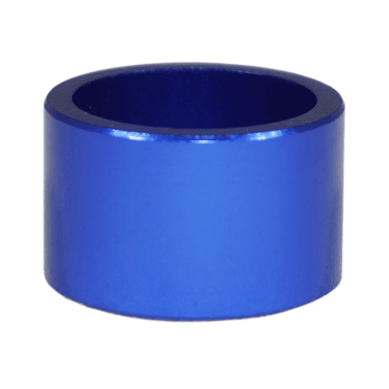 Load image into Gallery viewer, Blue ZSPEC spacer for 90-96 Nissan 300ZX Z32 plenum fastener kit. Smooth, cylindrical metal finish.