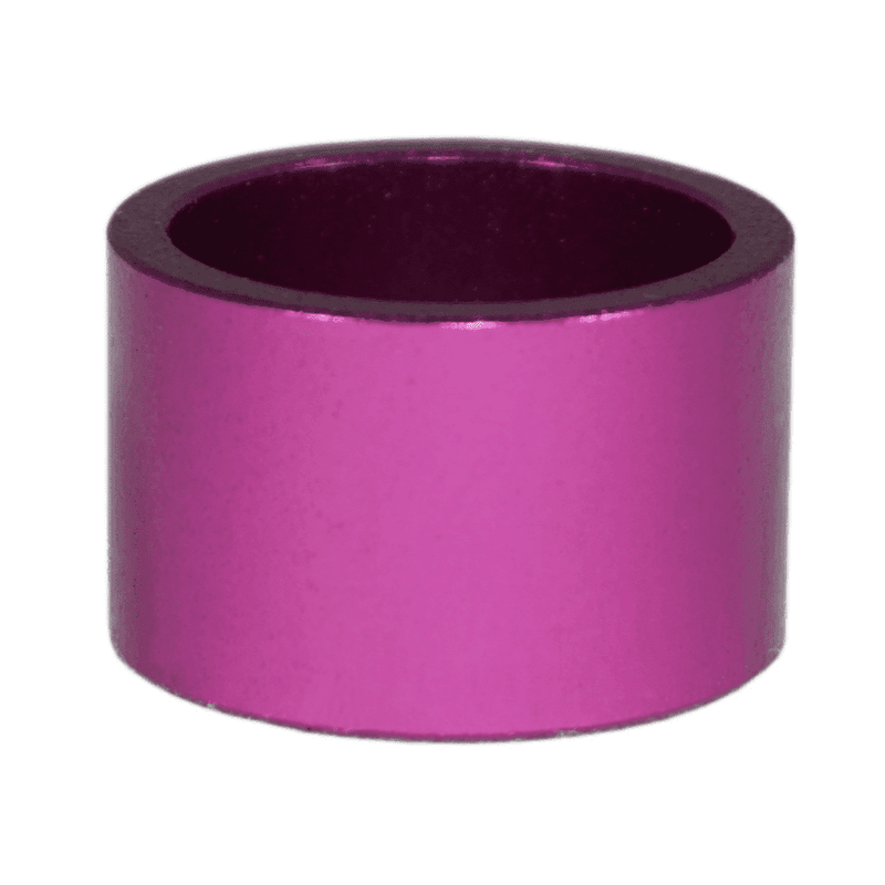 Load image into Gallery viewer, Purple ZSPEC aluminum spacer for 90-96 Nissan 300ZX Z32 plenum fasteners. New condition, cylindrical shape.