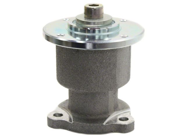 Load image into Gallery viewer, HKS Supercharger bracket component for Nissan 350Z VQ35DE with a textured gray body and shiny metal top mount.