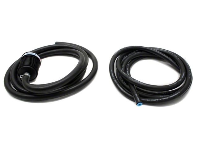 Load image into Gallery viewer, HKS GT Supercharger hoses and reservoir for Nissan 350Z VQ35DE. New black rubber lines and oil reservoir.
