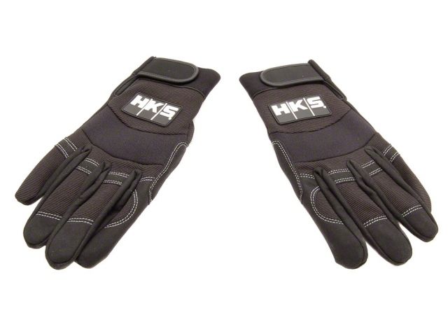 Load image into Gallery viewer, HKS Large Black Mechanic Gloves