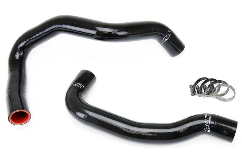 Cargue la imagen en el visor de la galería, HPS Black Reinforced Silicone Radiator Hose Kit Coolant Nissan 89-98 240SX w/ KA