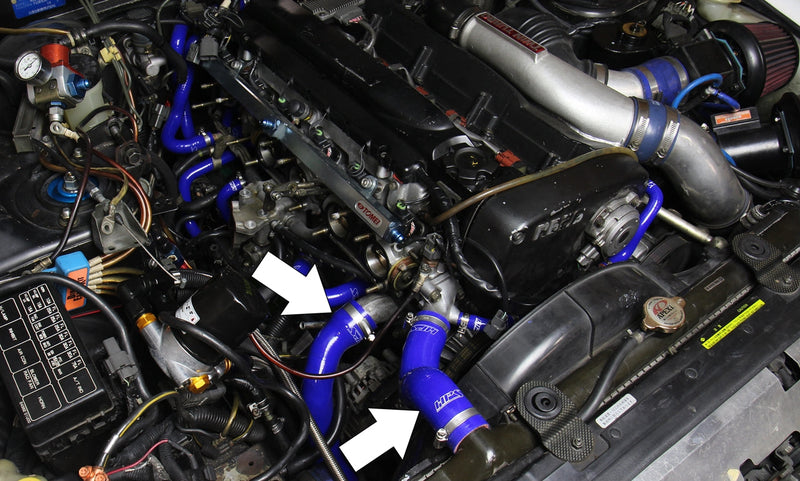 Cargue la imagen en el visor de la galería, HPS Performance HPS Silicone Radiator Coolant Hose Kit Nissan 1989-1994 Skyline GTR R32 RB26DETT Twin Turbo, 57-1729