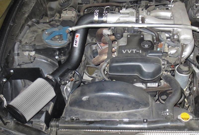 Load image into Gallery viewer, HPS Performance HPS Shortram Air Intake Kit 1997-1998 Toyota Supra Non Turbo 3.0L I6, Includes Heat Shield, 827-200