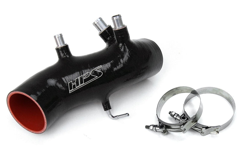 Load image into Gallery viewer, HPS Performance HPS Silicone Air Intake Kit Post MAF Hose 1986-1992 Toyota Supra 7MGTE Turbo, Black, 87-17882-BLK