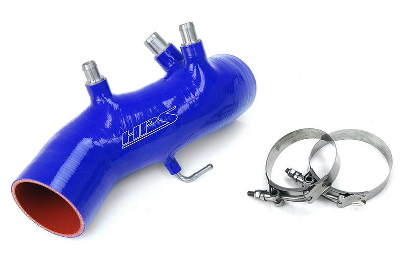 Load image into Gallery viewer, HPS Performance HPS Silicone Air Intake Kit Post MAF Hose 1986-1992 Toyota Supra 7MGTE Turbo, Black, 87-17882-BLK