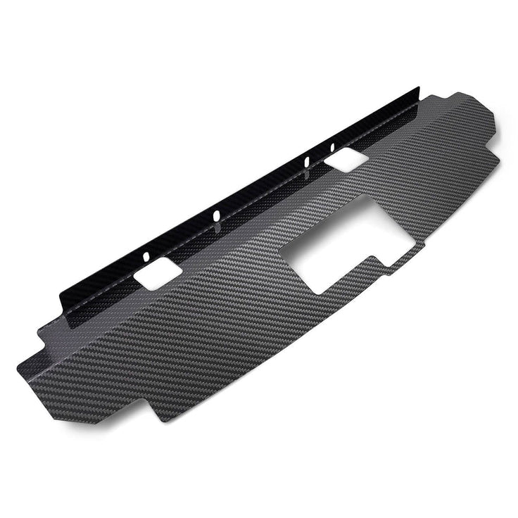 Load image into Gallery viewer, Glossy dry carbon fiber cooling panel for Nissan Skyline GT-R R32, isolated on a white background.