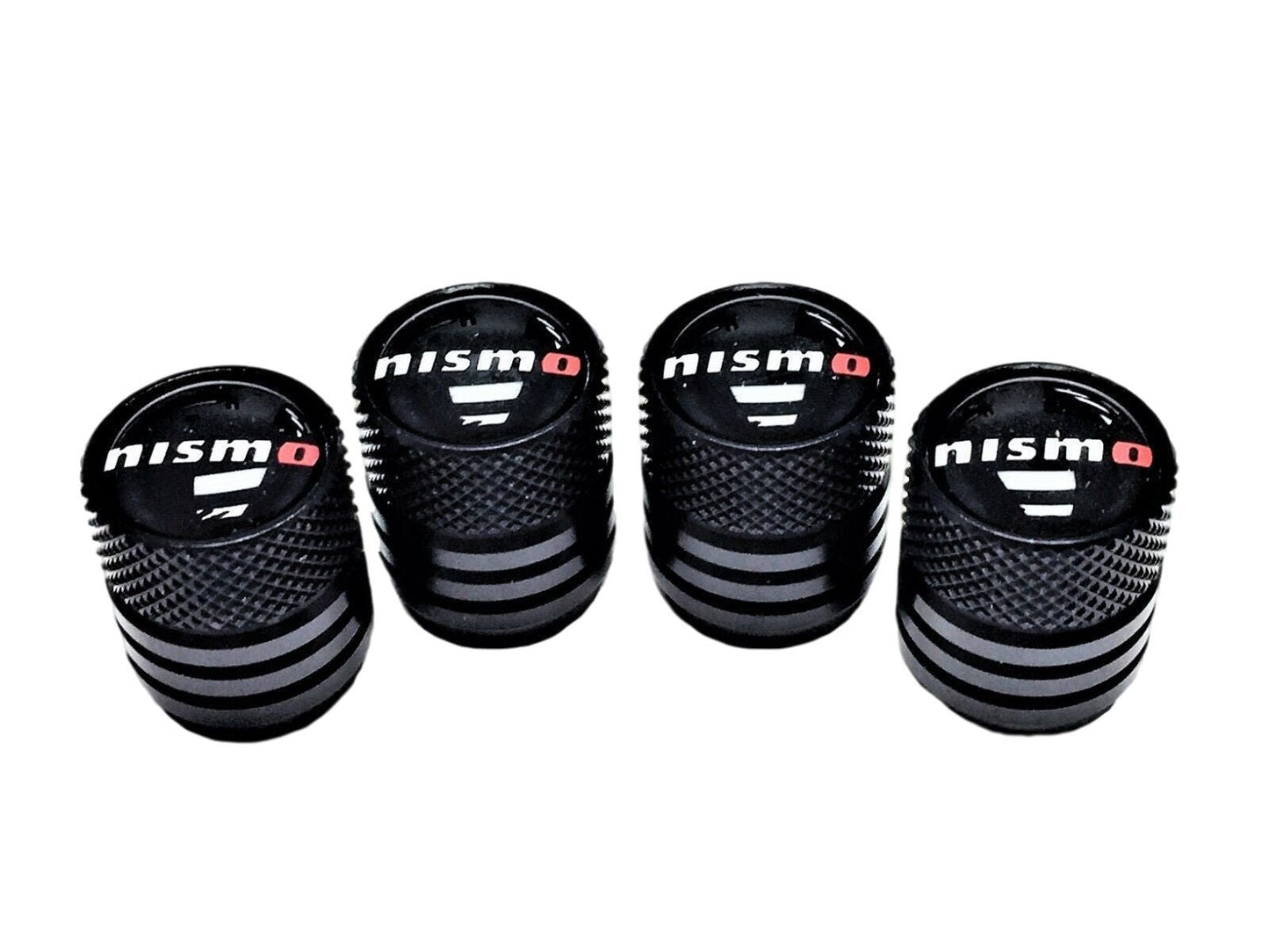 Nissan Nismo Tire Valve Stem Cap Black Set