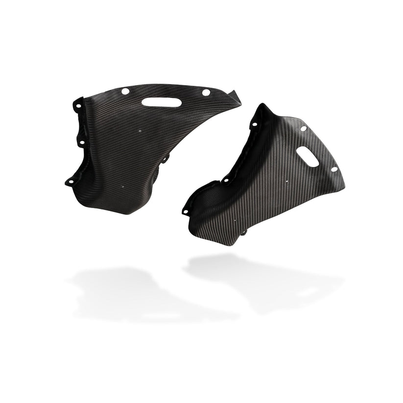 MUSE JAPAN Nissan Skyline BNR32 GTR DRY CARBON FRONT BRAKE AIR DUCT SET
