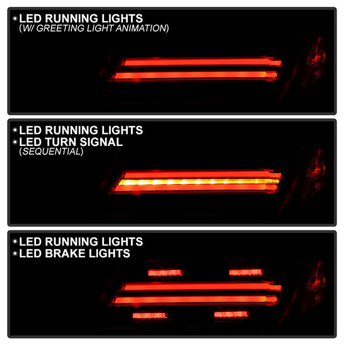Cargue la imagen en el visor de la galería, SPYDER Apex 22-24 Toyota GR86/BRZ Full LED Tail Lights - Black (ALT-YD-TGR8622-SEQGR-BK) 5088918