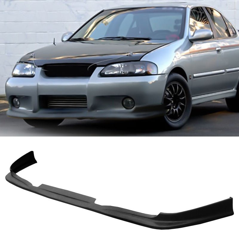 Load image into Gallery viewer, 2002-2003 Nissan Sentra B15 SER JDM style Black Front Bumper Lip PU