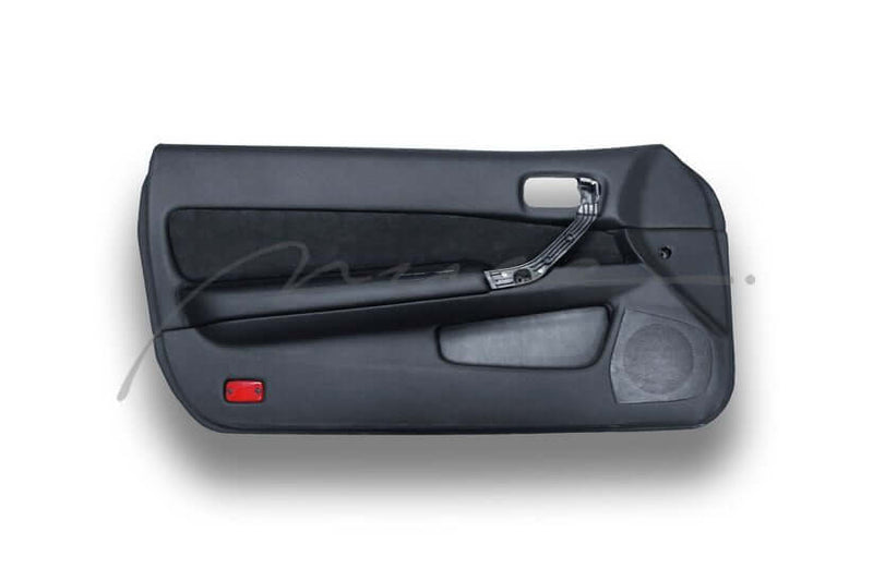 Cargue la imagen en el visor de la galería, Muse Japan Nissan Skyline R34 GTR Full Leather Door Cards W/ Alcantara Inserts - NizmoPartsPlug