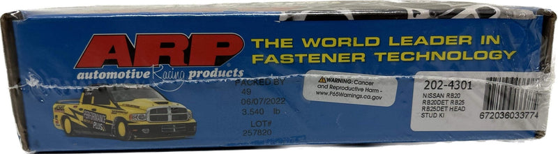 Load image into Gallery viewer, ARP Head Stud Kit #202-4301 packaging with branding and product details for Nissan RB series applications.