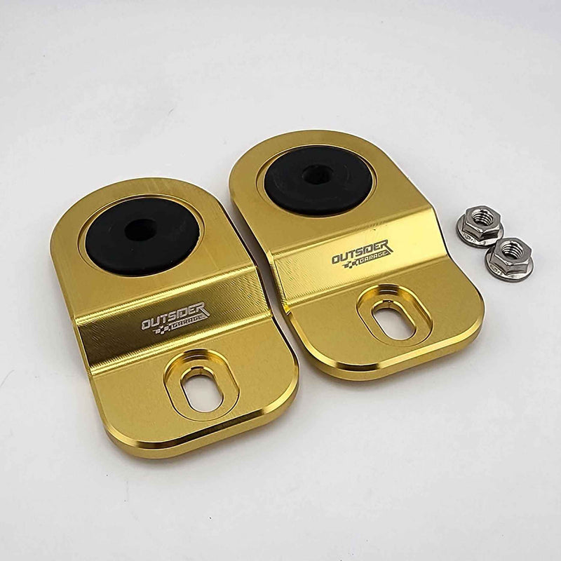 Load image into Gallery viewer, Outsider Garage Nissan Skyline R-Chassis Top Radiator Mounts (R32/33/34) - NizmoPartsPlug