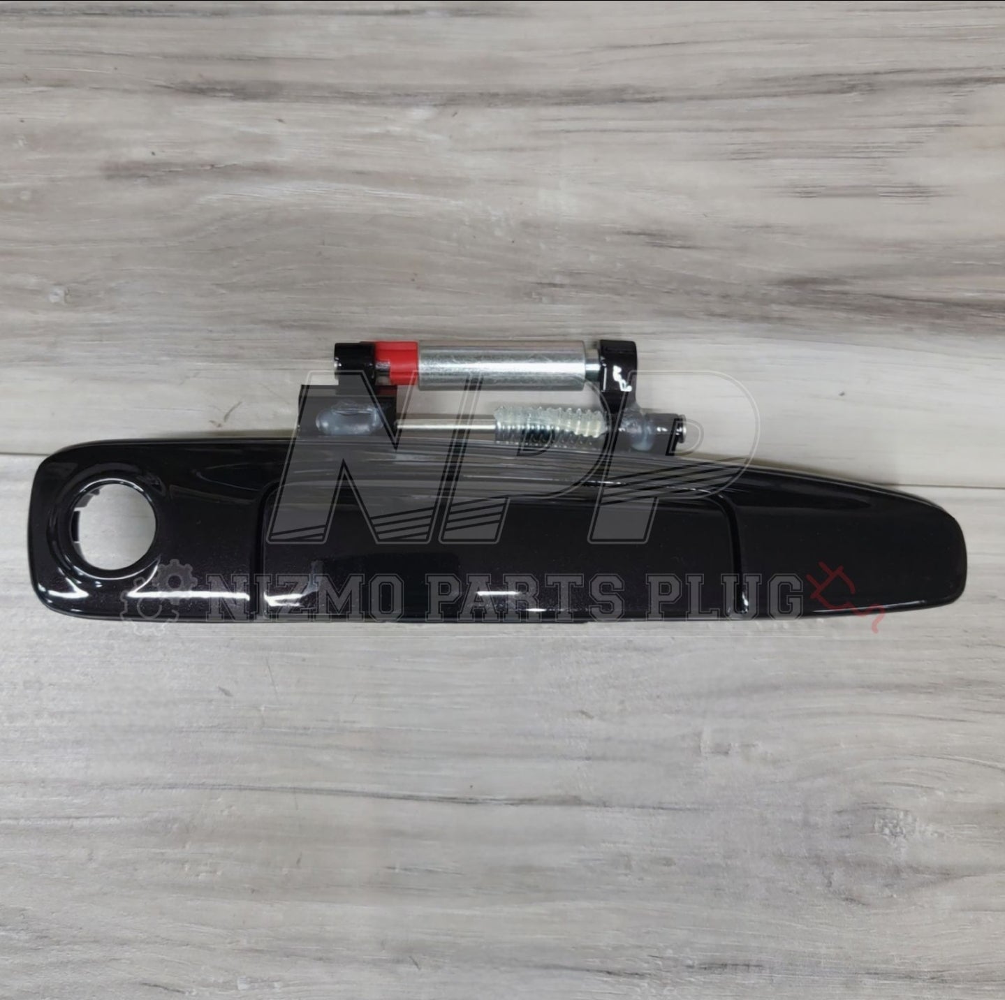 Nissan R34 Skyline LH Front Door Handle Assembly (GV1) Black Pearl - NizmoPartsPlug