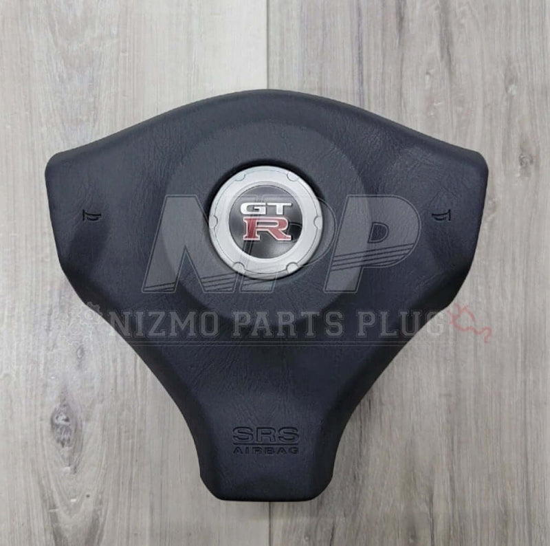 Load image into Gallery viewer, Nissan R34 Skyline GTR Nürburgring Leather Steering Wheel Combination Set - NizmoPartsPlug