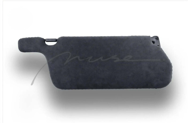 Load image into Gallery viewer, MUSE JAPAN Nissan Skyline R34 / BNR34 GTR Alcantara Sun-visors (1 Set) - NizmoPartsPlug