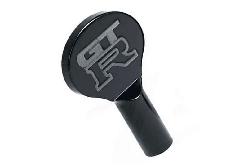Load image into Gallery viewer, Black billet ZSPEC dipstick handle with GT-R logo for Nissan R35 GT-R.