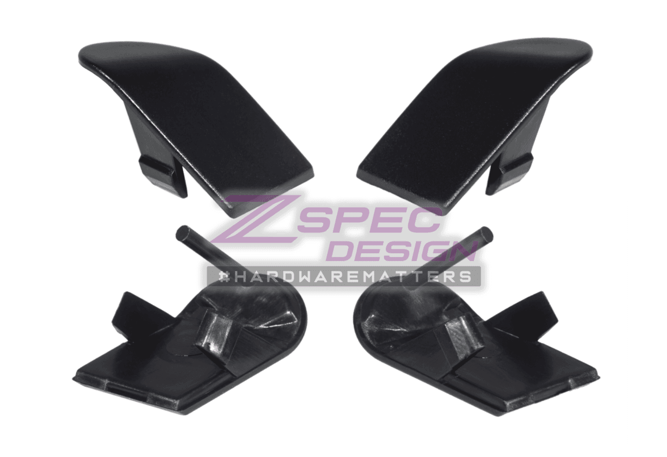 ZSPEC LHD Radio Bezel Top Screw Cover for '90-96 Nissan 300ZX, Left/Right Pair
