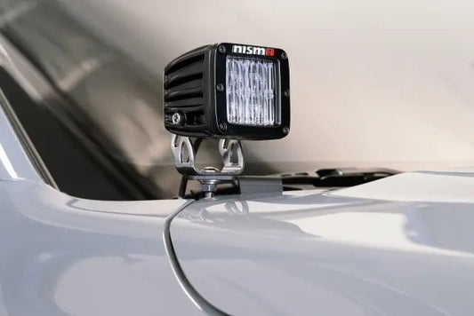 NISMO Off Road 4 Inch Square Driving Lights Titan Xterra Frontier Pathfinder - NizmoPartsPlug