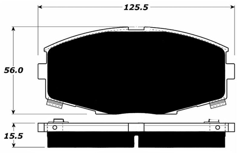 ギャラリービューアに画像をロードする, Porterfield Brake Pads for 1987 TOYOTA SUPRA