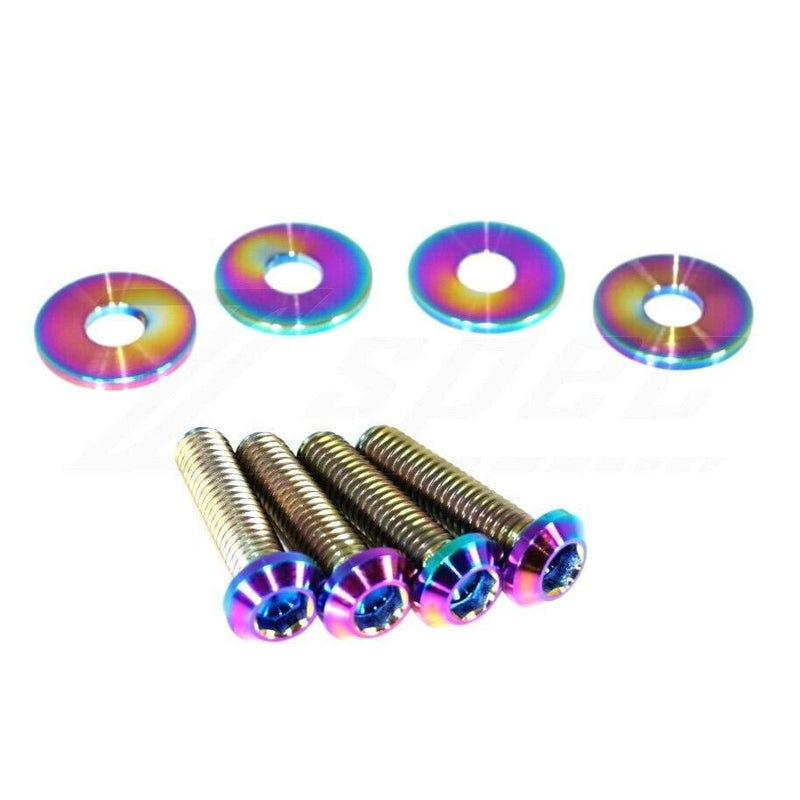 Load image into Gallery viewer, ZSPEC Dress Up Bolts® Fastener Kit for Nissan Skyline GT-R R35 Plenum Cover, Titanium