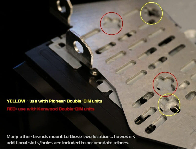 Cargue la imagen en el visor de la galería, ZSPEC RHD Double-Din Radio Bezel w/Brackets for '90-99 Nissan Z32 300zx