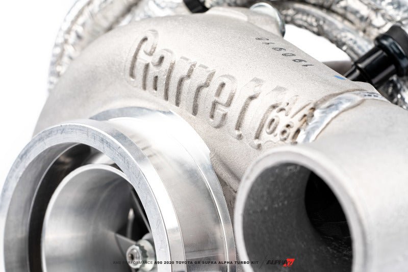 Cargue la imagen en el visor de la galería, AMS Performance A90 2020 Toyota GR Supra Alpha 6 GTX3076 GEN II Turbo Kit 49 State Legal EPA Catted AMS.38.14.0001-2