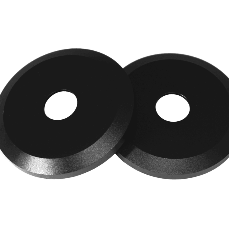Load image into Gallery viewer, Black billet ZSPEC shock/strut tower covers for 1990-1996 Nissan 300ZX Z32, new condition.