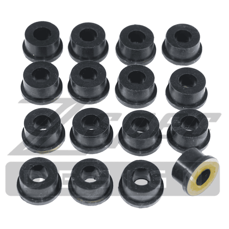 Load image into Gallery viewer, 16-pack of black ZSPEC silicone intake valve cover crush washers for '90-'99 Z32 300zx.