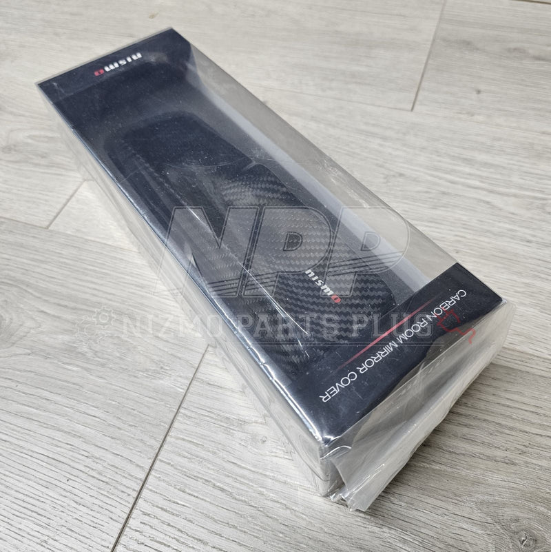 Load image into Gallery viewer, Nissan R32 R33 Skyline Nismo Carbon Fiber Rear View Mirror Cover - NizmoPartsPlug