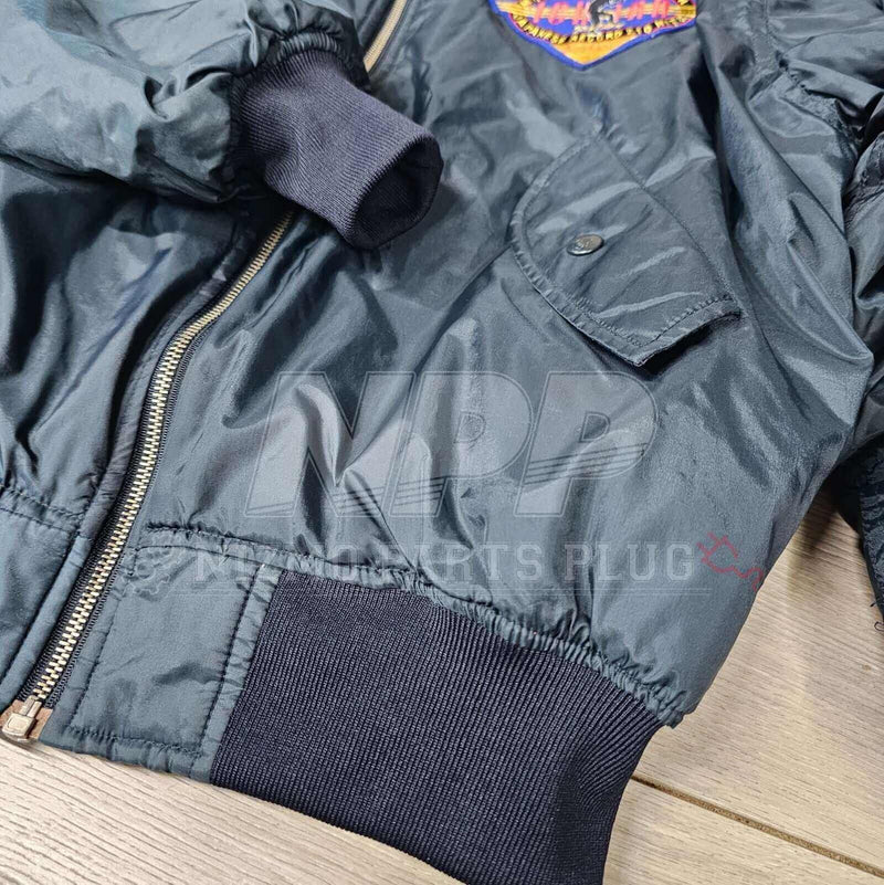 Load image into Gallery viewer, AuthenticWear Japan Nissan Rare Ichiro Baseball MA-1 210 hits Jacket Size-L - NizmoPartsPlug