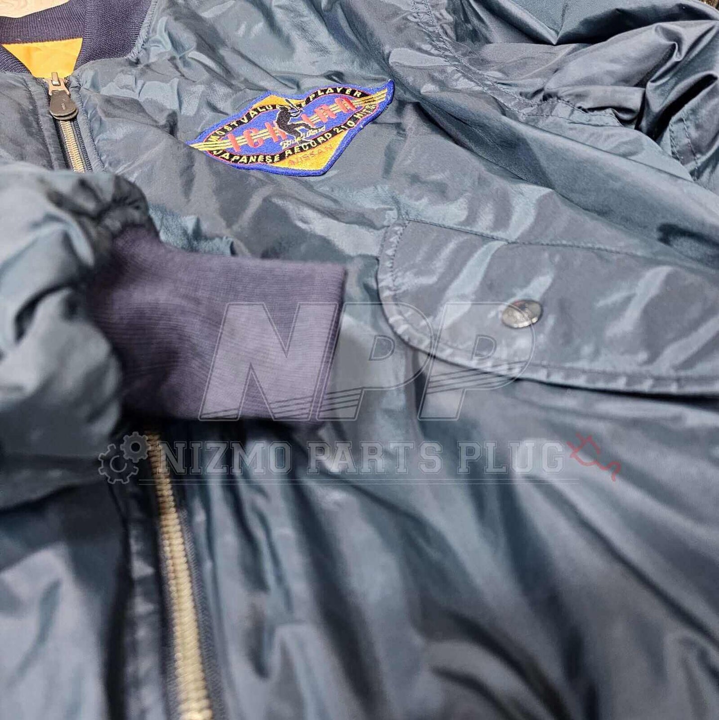 AuthenticWear Japan Nissan Rare Ichiro Baseball MA-1 210 hits Jacket Size-M