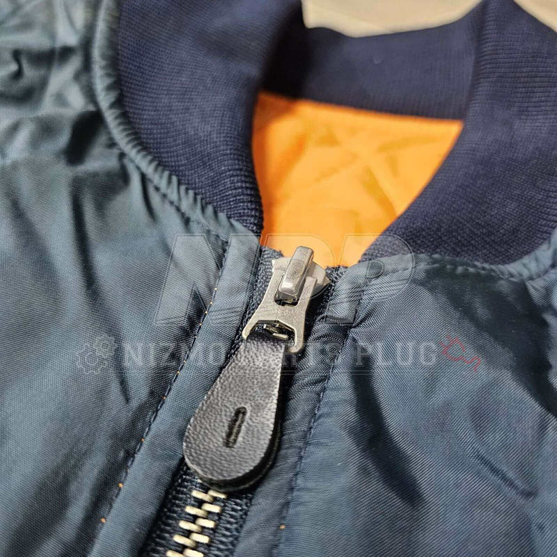 Load image into Gallery viewer, AuthenticWear Japan Nissan Rare Ichiro Baseball MA-1 210 hits Jacket Size-L - NizmoPartsPlug