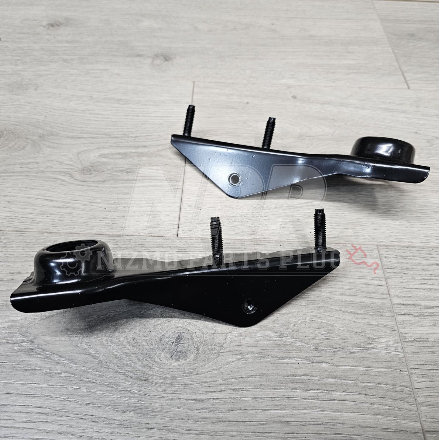 Nissan R34 Skyline GTR Intercooler Lower Mount Bracket Set - NizmoPartsPlug