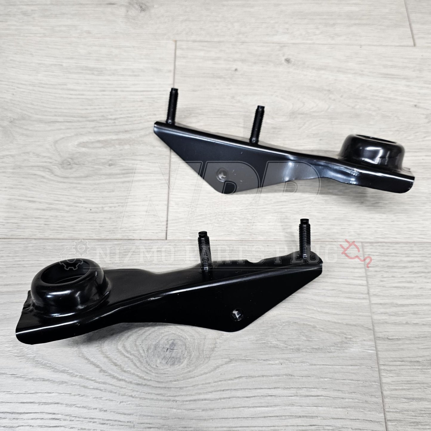 Nissan R34 Skyline GTR Intercooler Lower Mount Bracket Set - NizmoPartsPlug