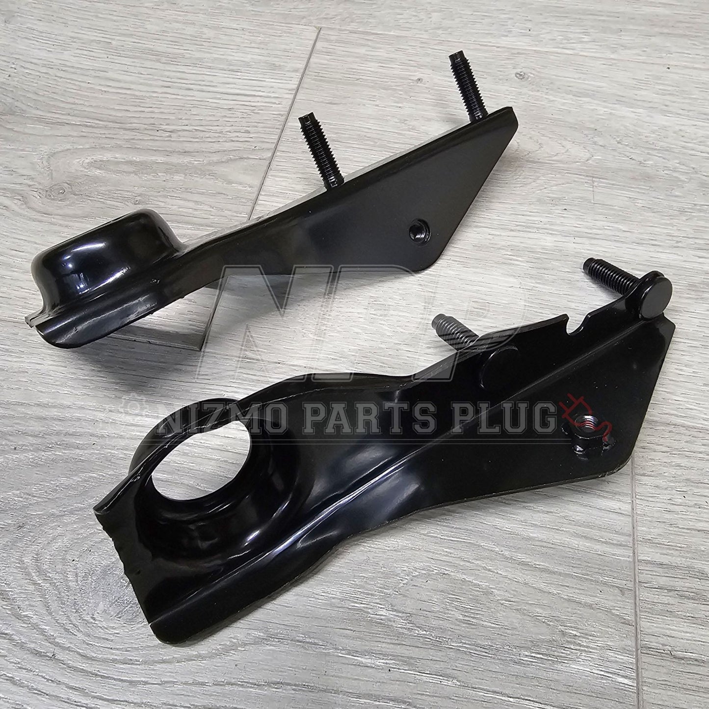 Nissan R34 Skyline GTR Intercooler Lower Mount Bracket Set - NizmoPartsPlug
